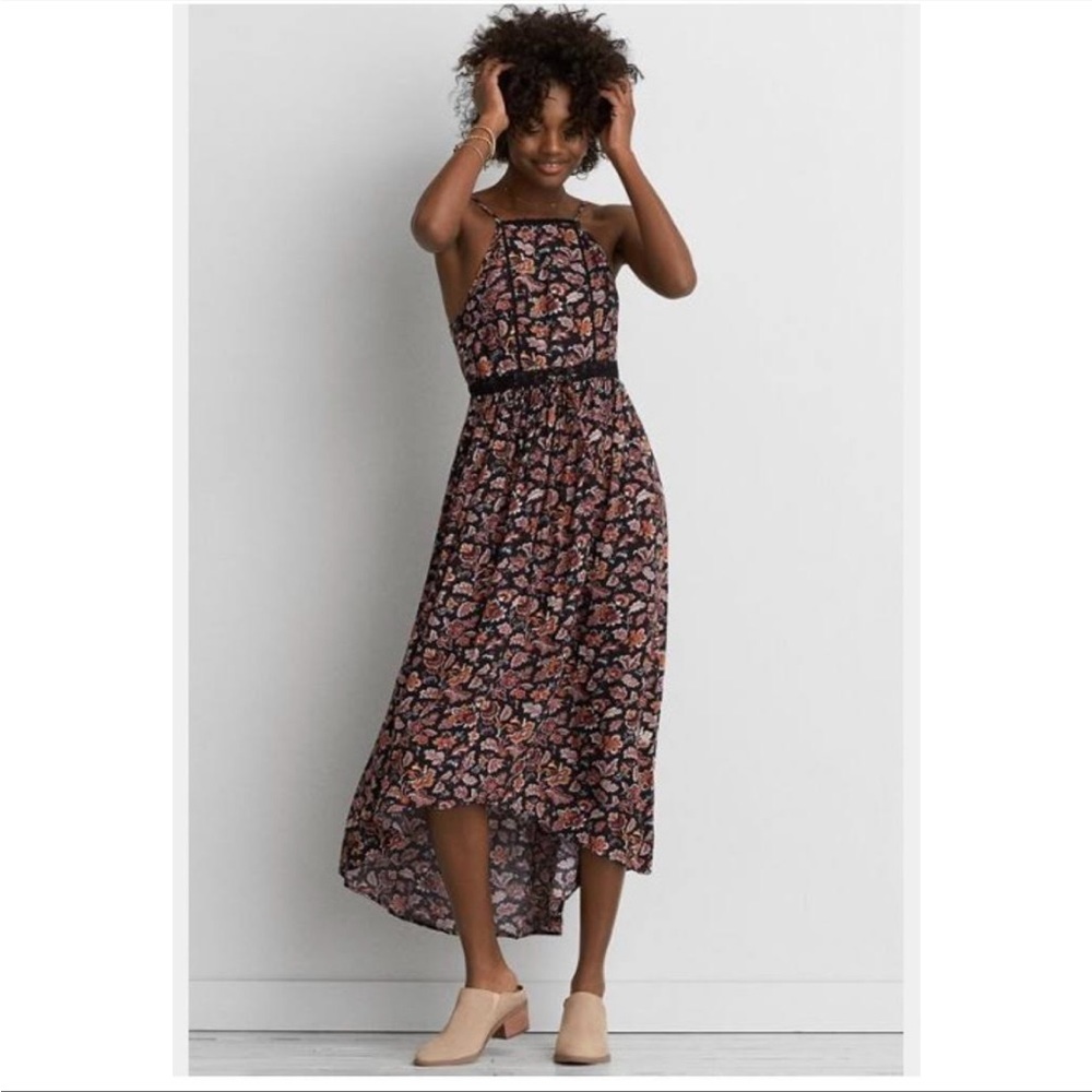 American Eagle | Floral High Low Dress